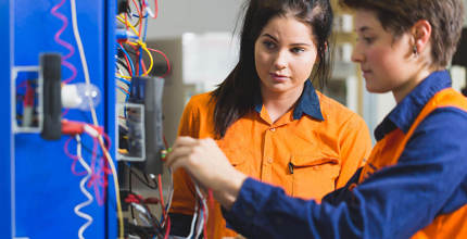 2 Apprentices Working