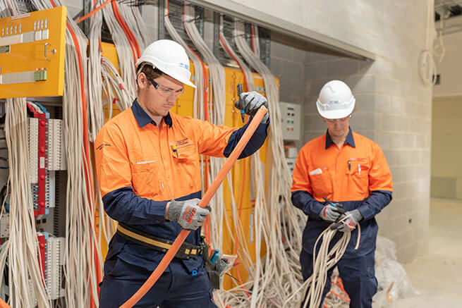 Electrician Marking Cable